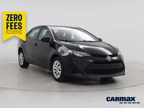 Black 2018 Toyota Corolla LE