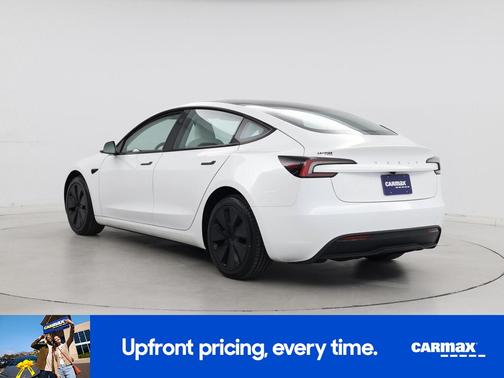 White 2025 Tesla Model 3 Long Range