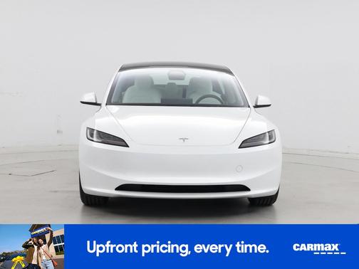 White 2025 Tesla Model 3 Long Range