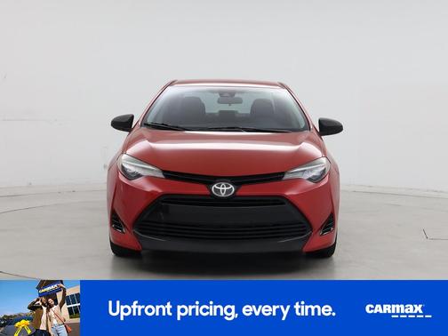 Red 2018 Toyota Corolla LE