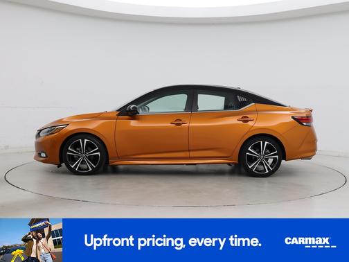 Orange 2021 Nissan Sentra SR