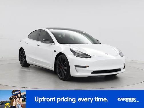 White 2020 Tesla Model 3 Performance