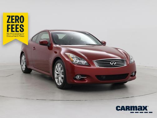 Red 2014 INFINITI Q60 Journey