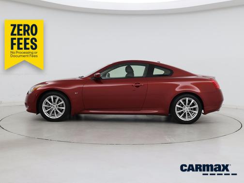 Red 2014 INFINITI Q60 Journey