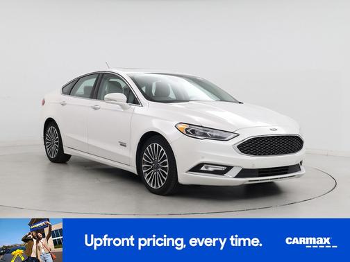 White 2017 Ford Fusion Energi Platinum