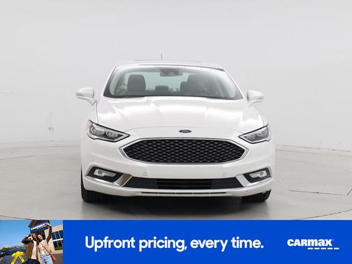 White 2017 Ford Fusion Energi Platinum