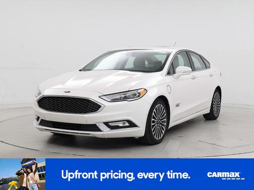 White 2017 Ford Fusion Energi Platinum