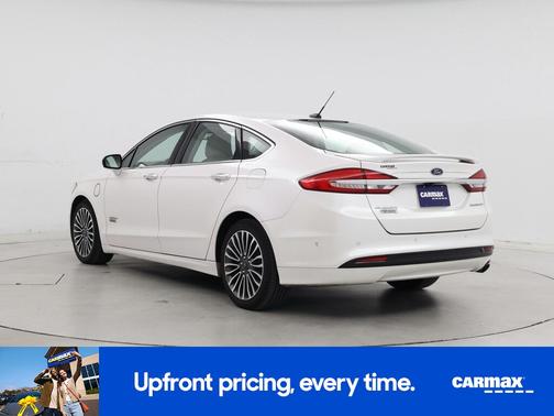 White 2017 Ford Fusion Energi Platinum