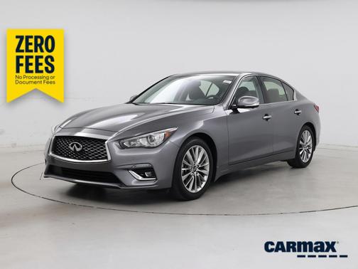 Gray 2023 INFINITI Q50 Luxe