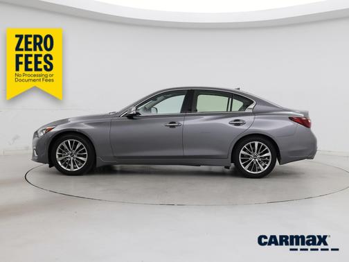 Gray 2023 INFINITI Q50 Luxe