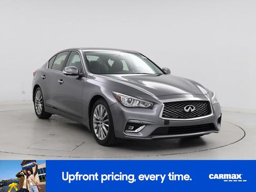 Gray 2023 INFINITI Q50 Luxe