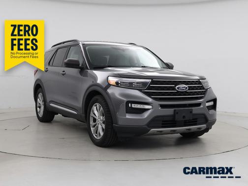 Gray 2021 Ford Explorer XLT