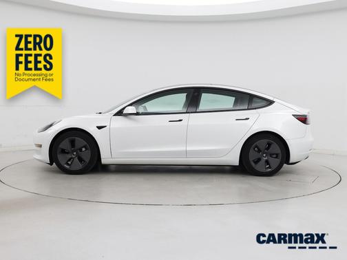 White 2021 Tesla Model 3 Standard Range Plus