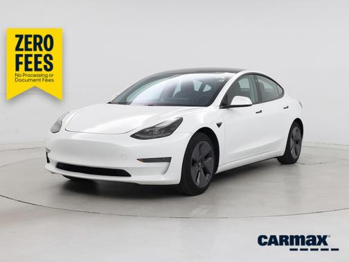 White 2021 Tesla Model 3 Standard Range Plus