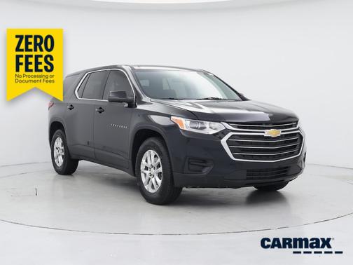 Black 2021 Chevrolet Traverse LS