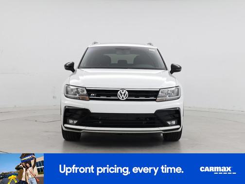 White 2020 Volkswagen Tiguan SE R-Line Black