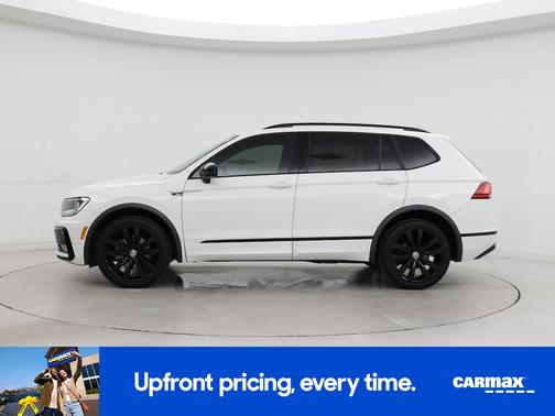 White 2020 Volkswagen Tiguan SE R-Line Black