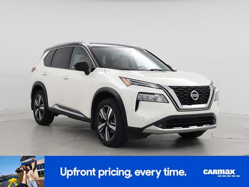 White 2021 Nissan Rogue Platinum