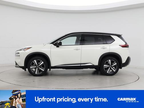 White 2021 Nissan Rogue Platinum