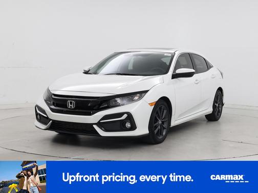 White 2021 Honda Civic EX
