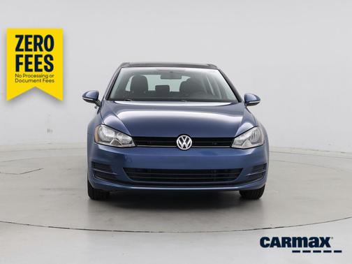 Blue 2015 Volkswagen Golf SE