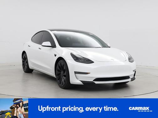 White 2023 Tesla Model 3 Performance