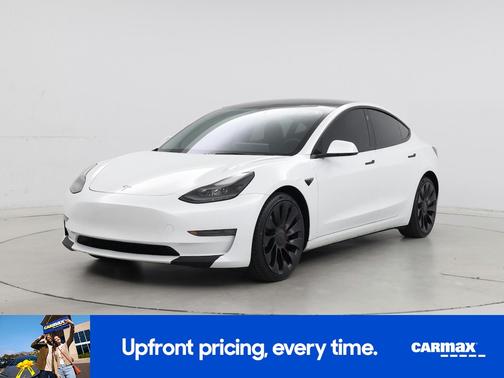 White 2023 Tesla Model 3 Performance