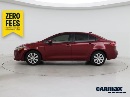 Red 2025 Toyota Corolla Hybrid LE