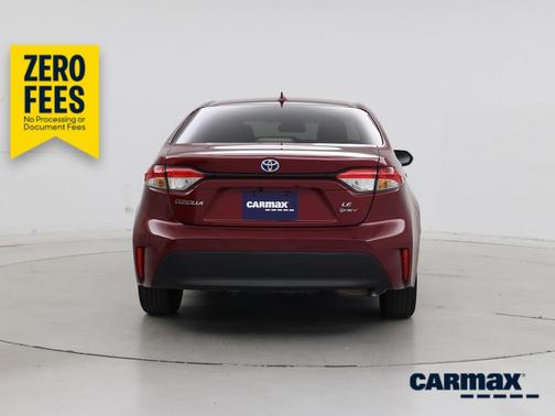 Red 2025 Toyota Corolla Hybrid LE