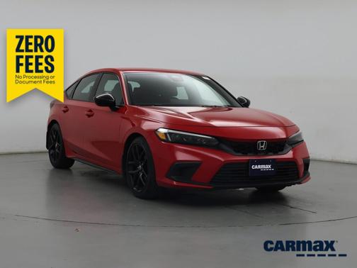 Red 2022 Honda Civic Sport