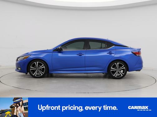 Blue 2021 Nissan Sentra SR