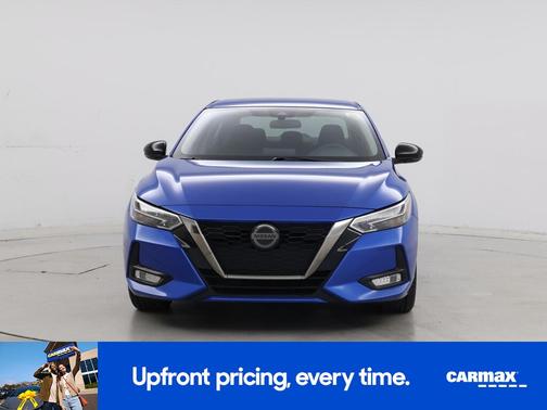 Blue 2021 Nissan Sentra SR