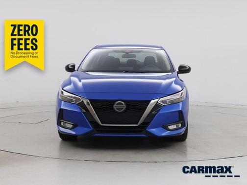 Blue 2021 Nissan Sentra SR