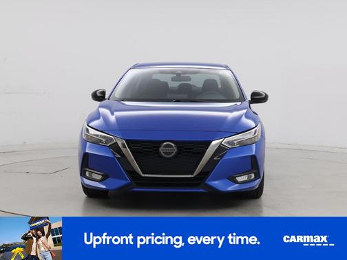 Blue 2021 Nissan Sentra SR