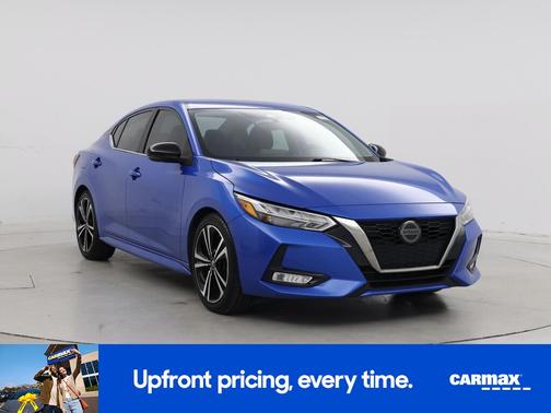 Blue 2021 Nissan Sentra SR