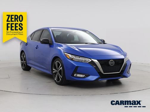 Blue 2021 Nissan Sentra SR