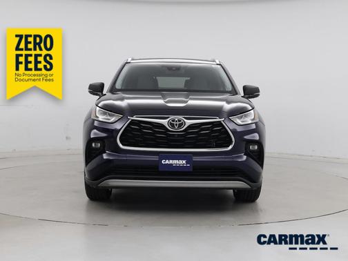 Blue 2022 Toyota Highlander Platinum