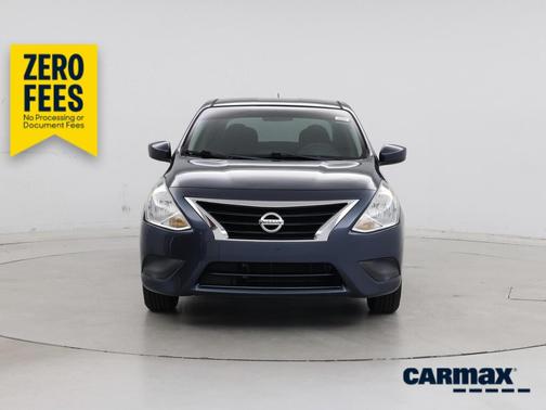 Blue 2017 Nissan Versa SV