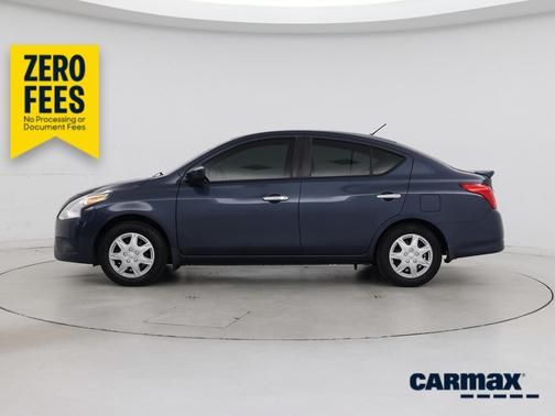 Blue 2017 Nissan Versa SV