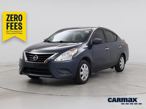 Blue 2017 Nissan Versa SV