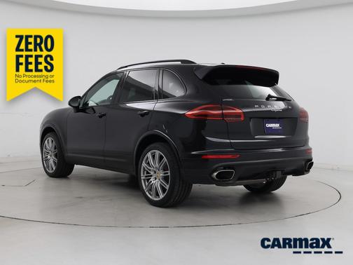 Black 2017 Porsche Cayenne Platinum