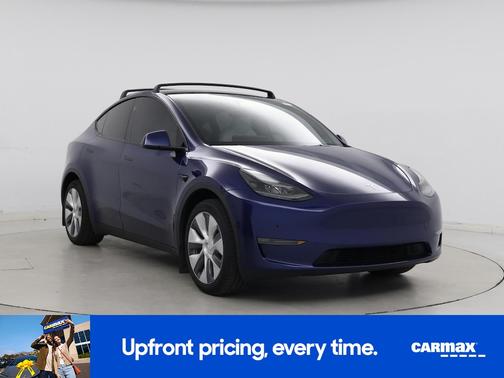 Blue 2024 Tesla Model Y Long Range