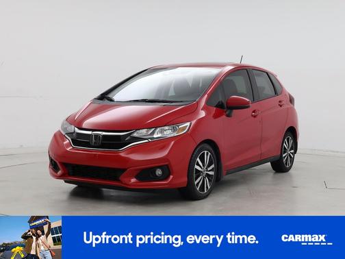 Red 2019 Honda Fit EX