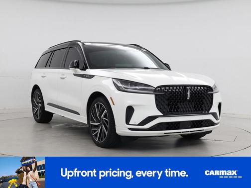 White 2025 Lincoln Aviator Black Label