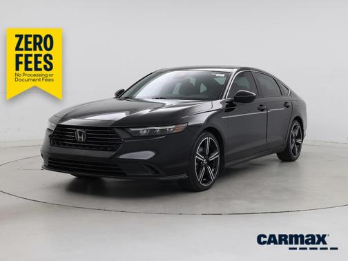 Black 2023 Honda Accord Hybrid Sport