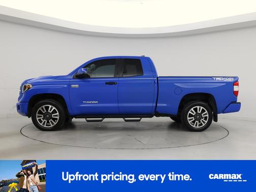 Blue 2021 Toyota Tundra SR5
