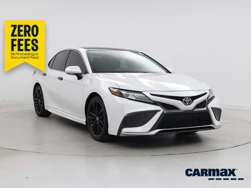 White 2021 Toyota Camry XSE