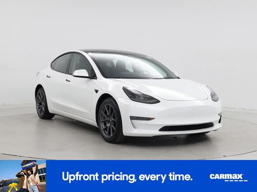 White 2022 Tesla Model 3 Long Range