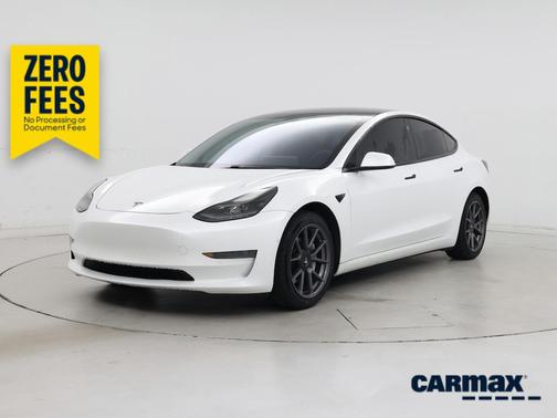 White 2021 Tesla Model 3 Standard Range Plus