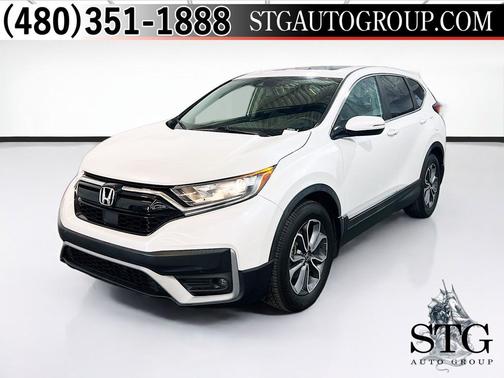 Platinum White Pearl 2022 Honda CR-V 2WD EX-L